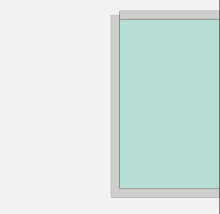 Ein Paletten-Feature wird auf einen Grundriss gezogen, wo es an einem Feature im Layer "Details" gefangen wird. Ein Paletten-Feature wird auf einen Grundriss gezogen, wo es an einem Feature im Layer "Details" gefangen wird.