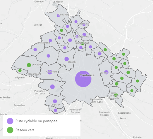 Fahrradrouten innerhalb von Stadtgebieten zusammenfassen. Fahrradrouten innerhalb von Stadtgebieten zusammenfassen.