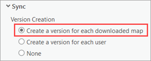 Option zum Erstellen einer Replikatversion für jede heruntergeladene Karte auswählen Option zum Erstellen einer Replikatversion für jede heruntergeladene Karte auswählen