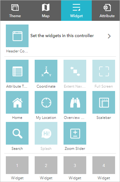 Registerkarte "Widget" mit Standard-Widgets mit dem Foldable-Design Registerkarte "Widget" mit Standard-Widgets mit dem Foldable-Design