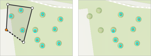Entfernen von Punkten aus einem Multipoint-Feature
